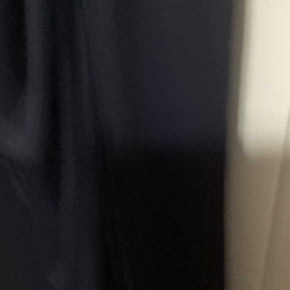 Elegant off shoulder navy evening gown - Picture 3 of 6